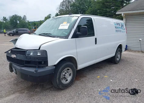 2020 Chevrolet Express Cargo Rwd 2500 Regular Wheelbase Wt z USA, uszkodzony, nr VIN 1GCWGAFGXL1232667